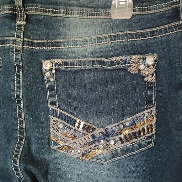 BNWT Size 14 Long Revolution Mid Rise Bootcut Jeans By Ricki's - Picture 6 of 8